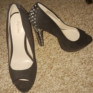 Zigi soho strike platform heels size 7